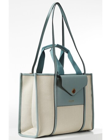 Luella Grey Giselle Blue Laptop Tote