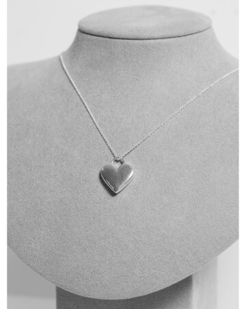 Simply Silver Sterling Silver 925 Polished Heart Pendant