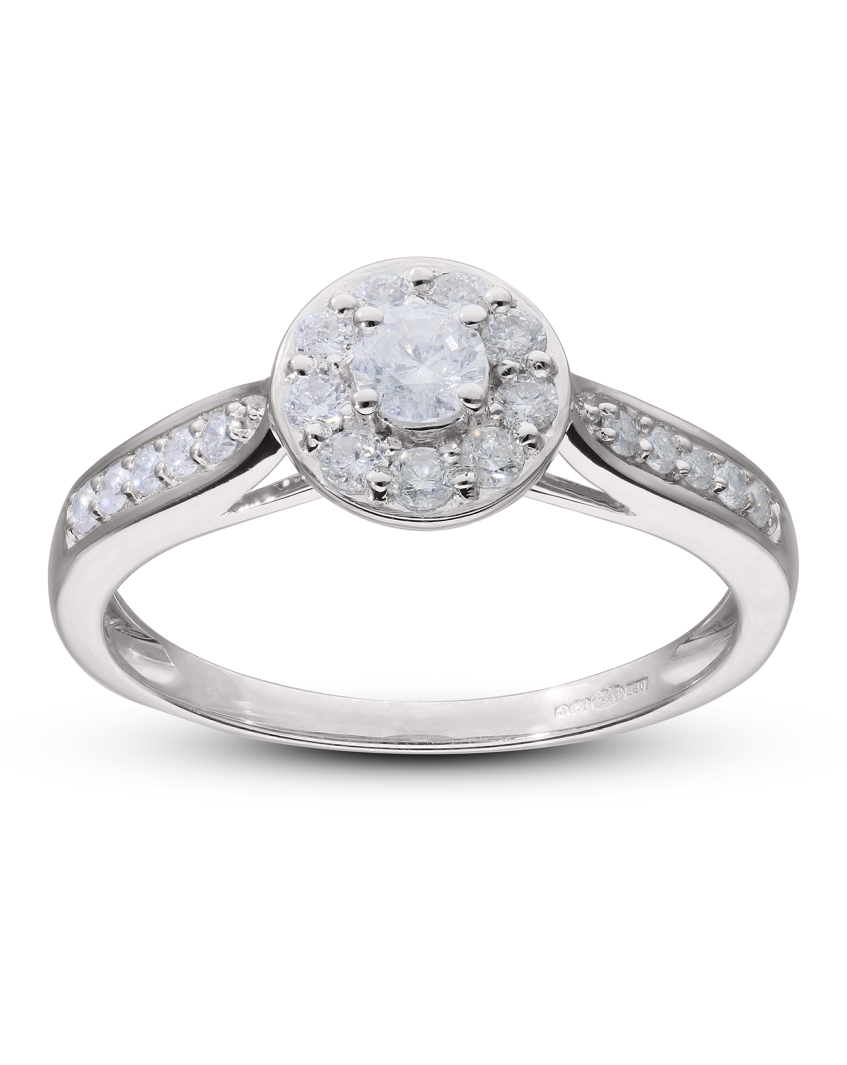 9ct White Gold 0.50 Carat Diamond Ring