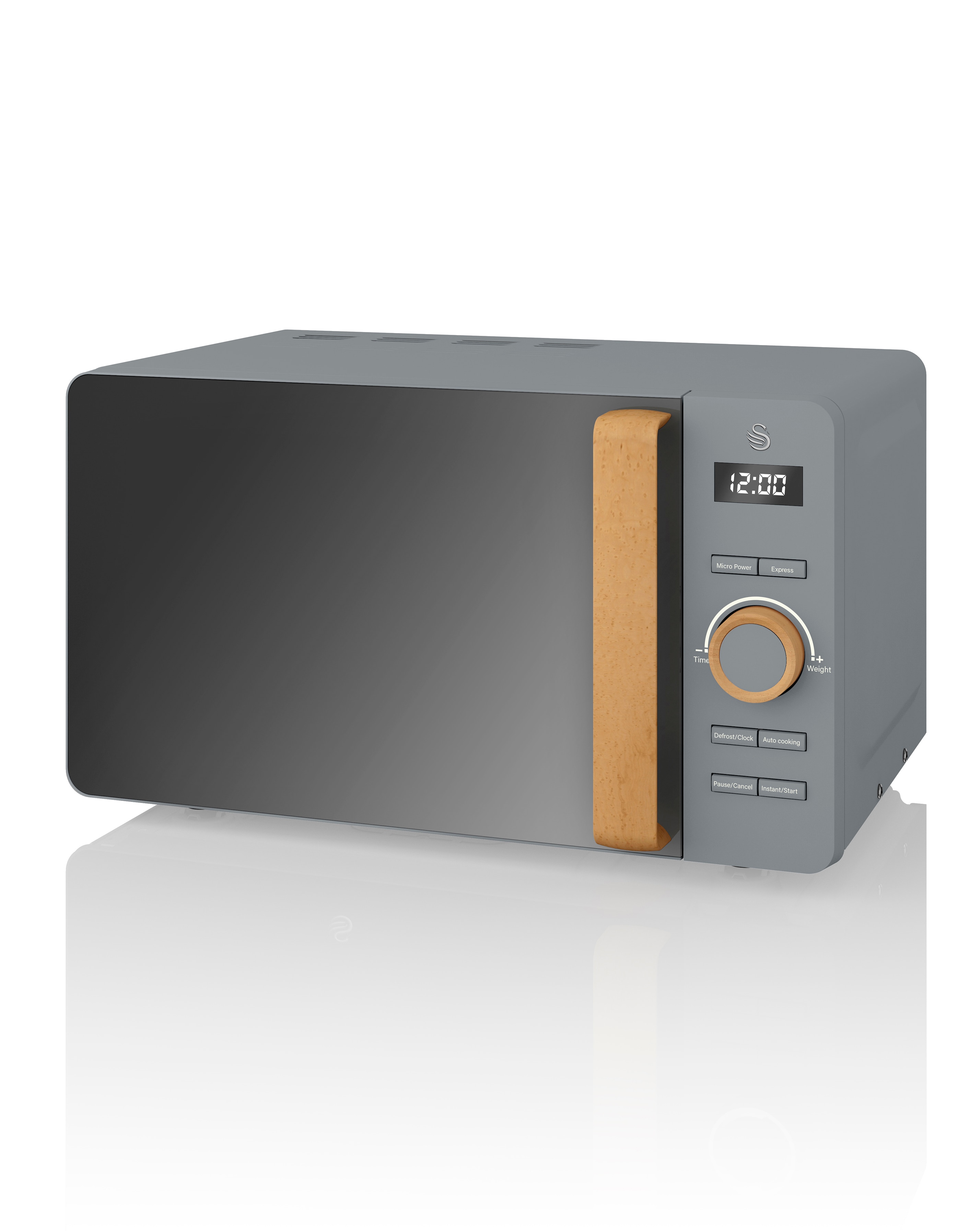 Swan SM22036GRYN 20L Digital Microwave