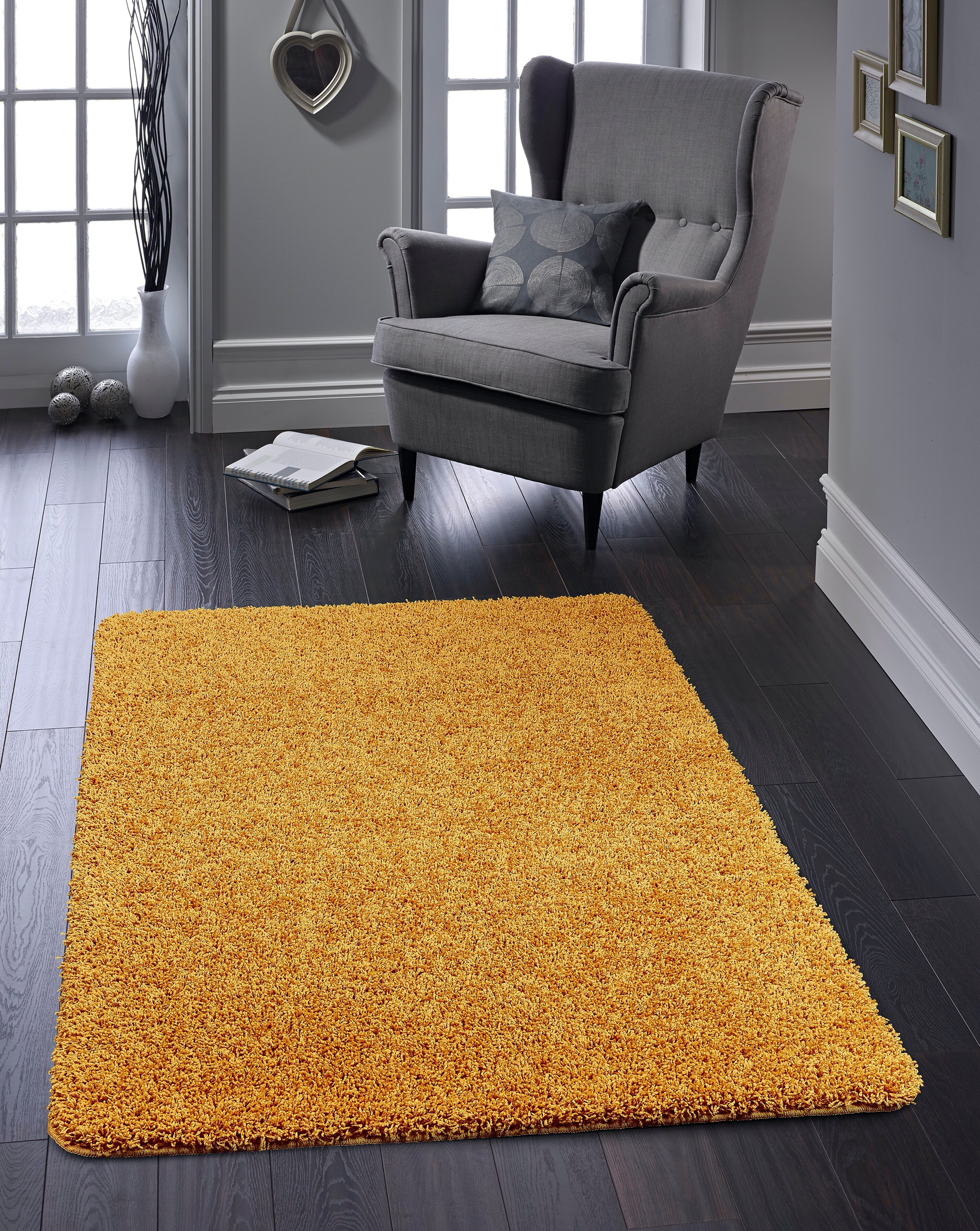 Buddy Washable & Stain Resistant Rug - Ochre