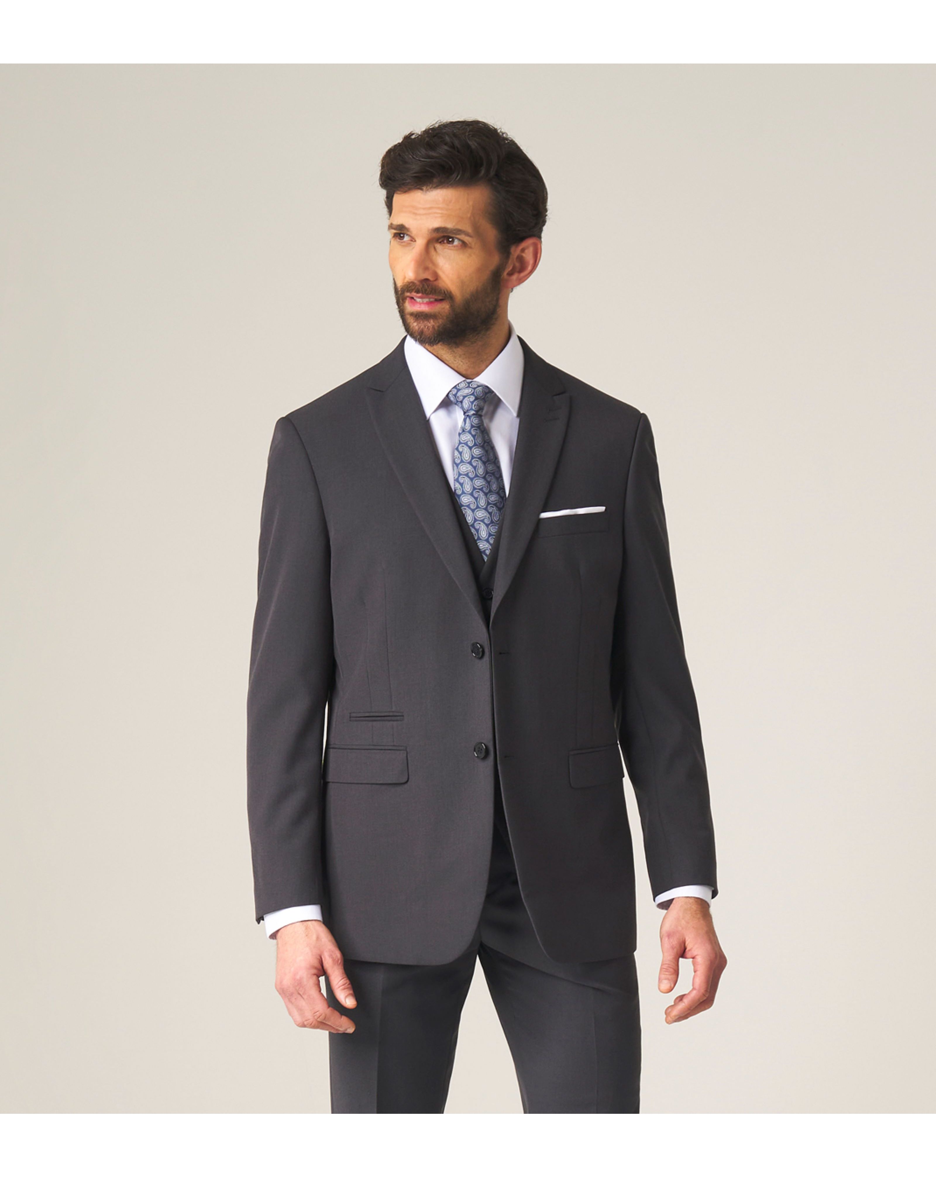 Skopes Madrid Suit Jacket Charcoal
