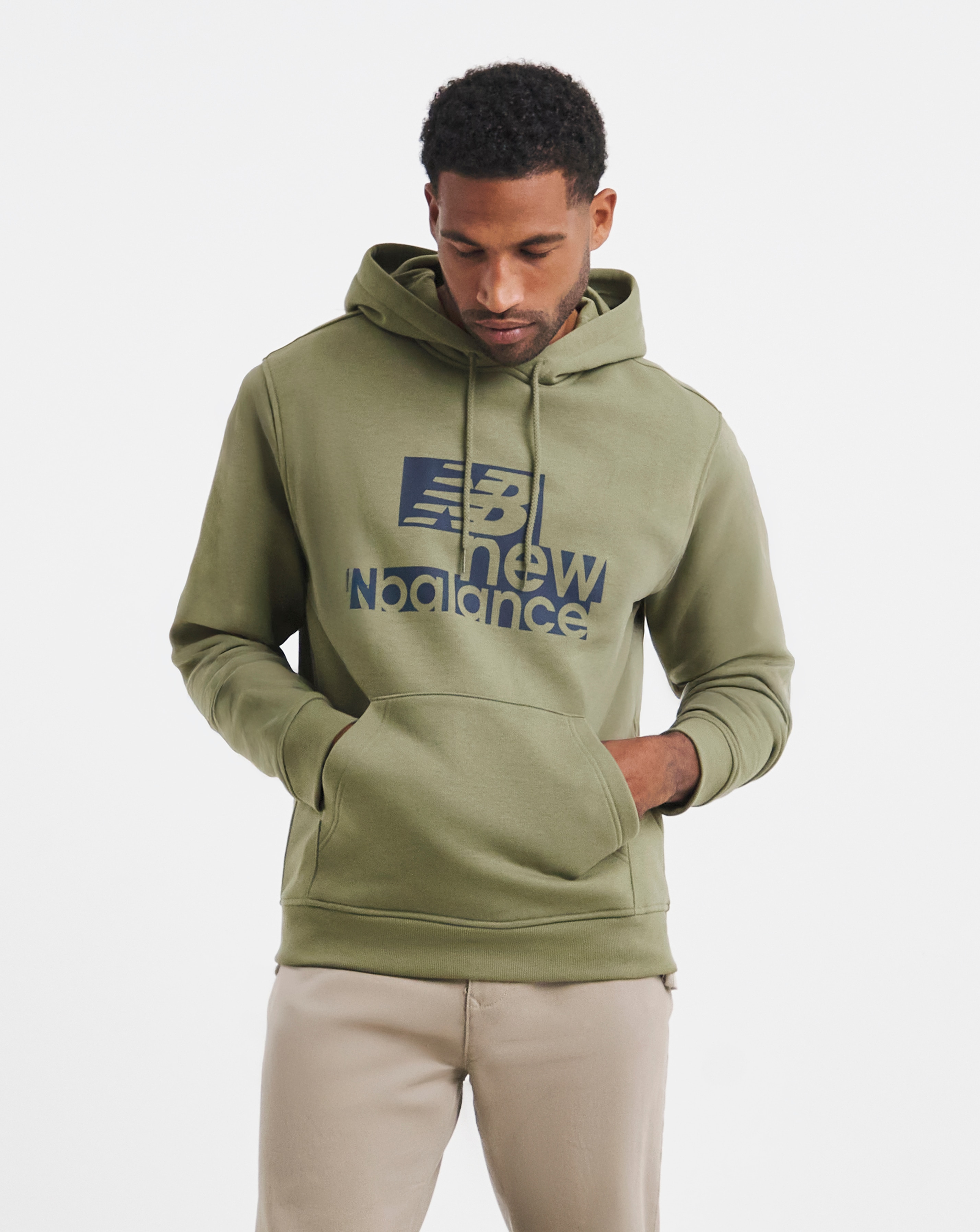 New Balance Logo Fleece Hoodie