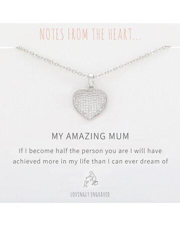 Amazing Mum Heart Pendant