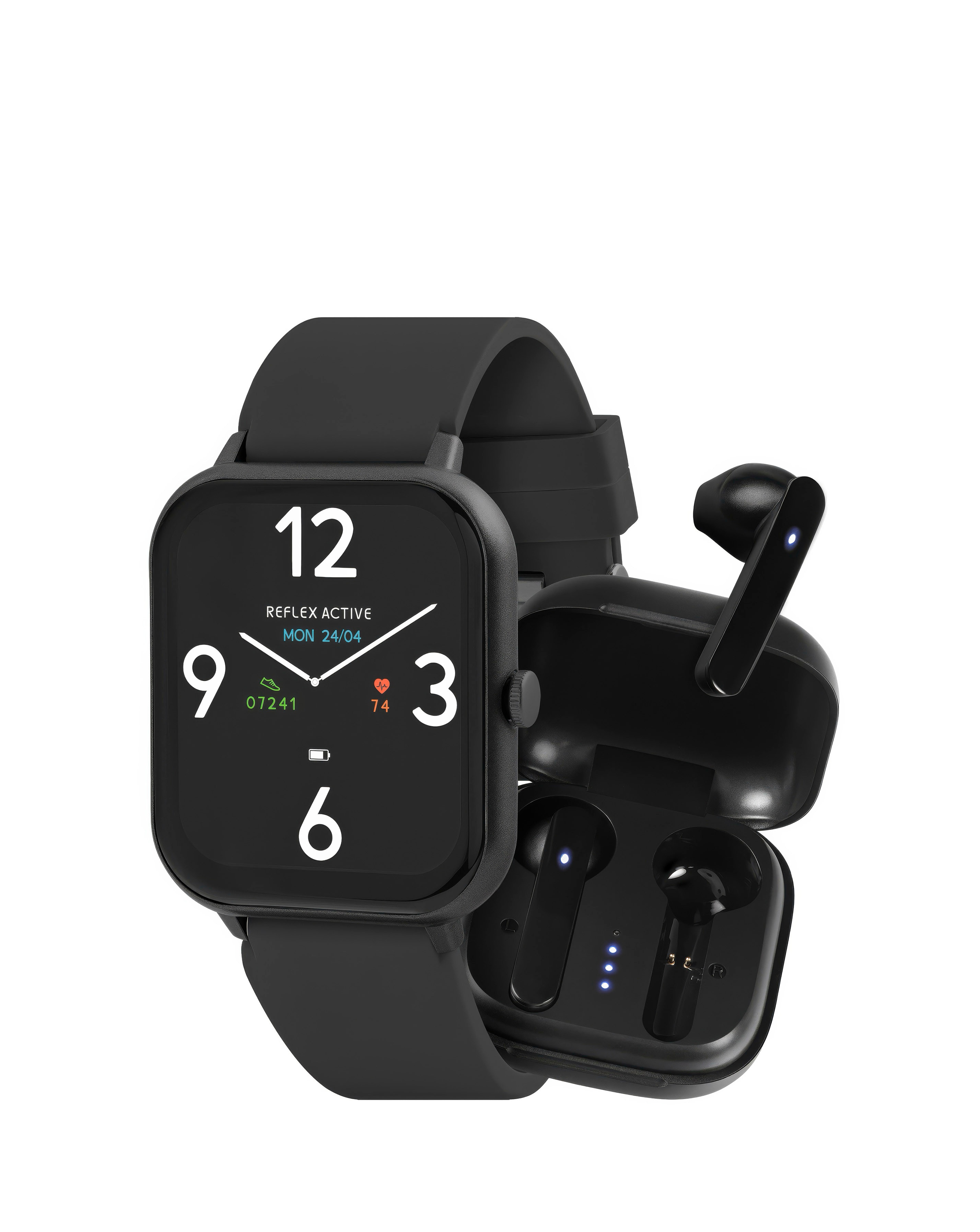 Series 17 Black Smart Watch + Earbud Set