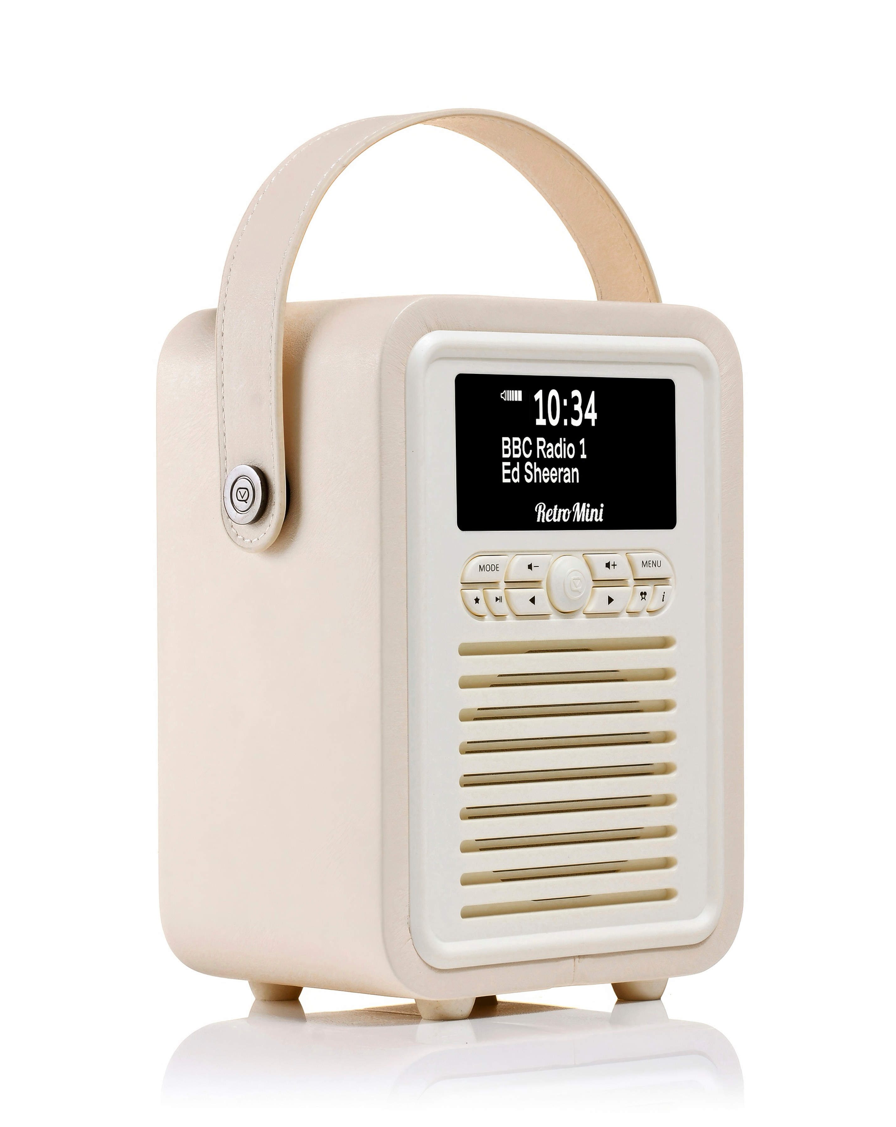 VQ Retro Mini DAB Radio - Cream