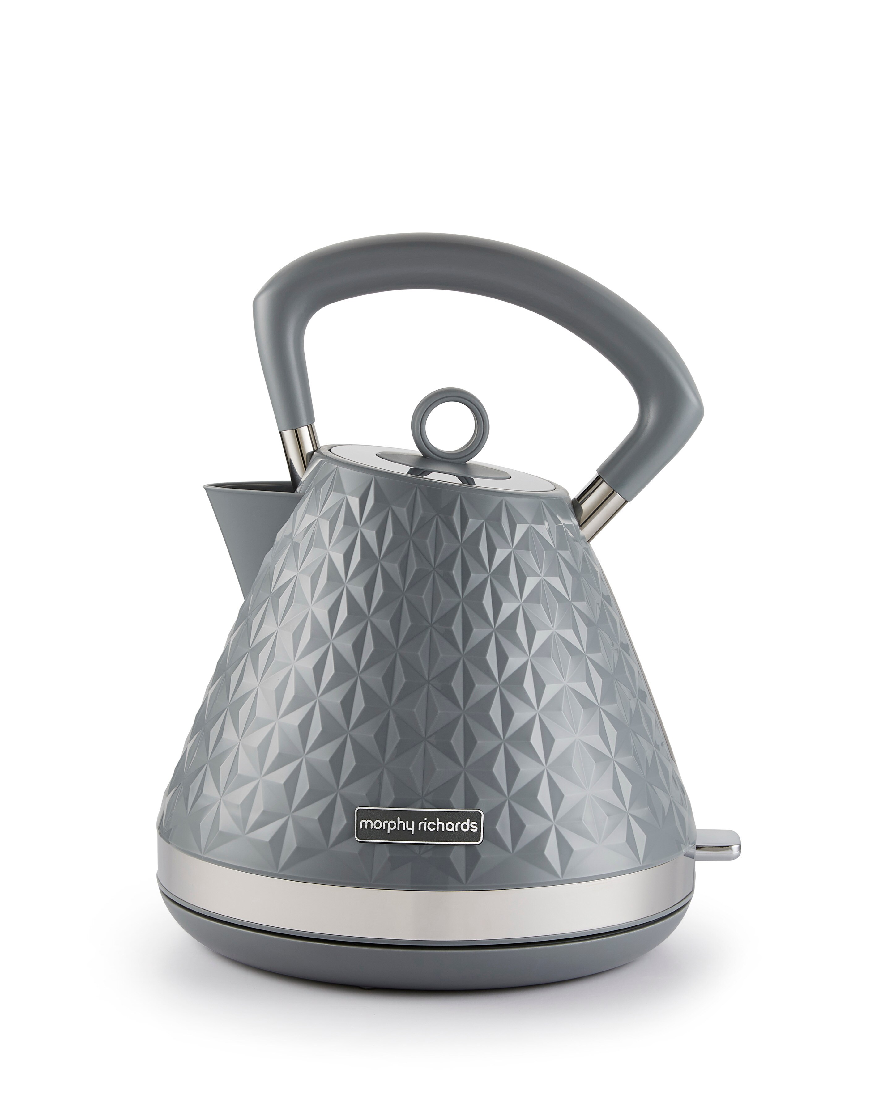 Morphy Richards Grey Pyramid Kettle