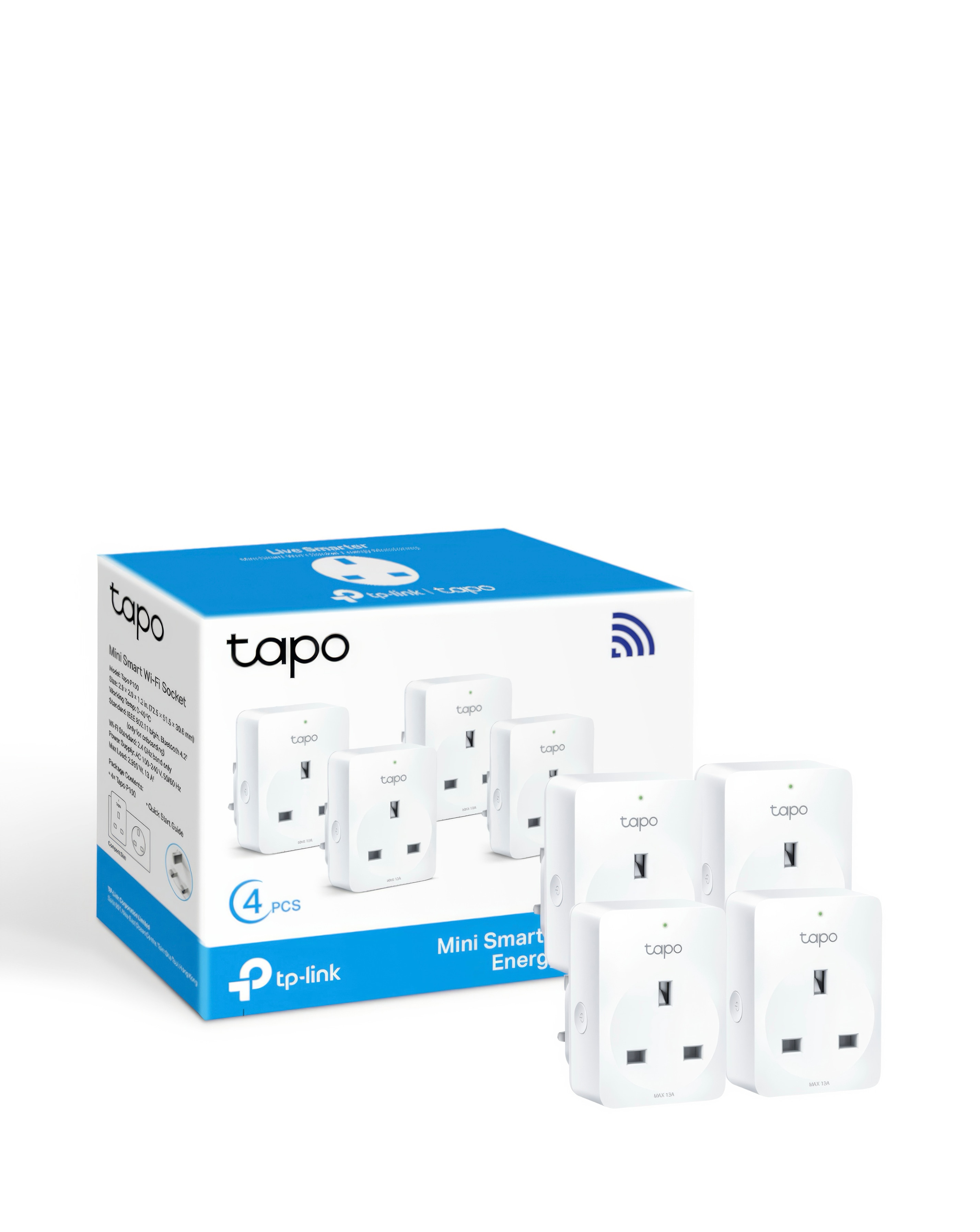 TP-Link P110 Smart Wi-Fi Plug - 4 Pack