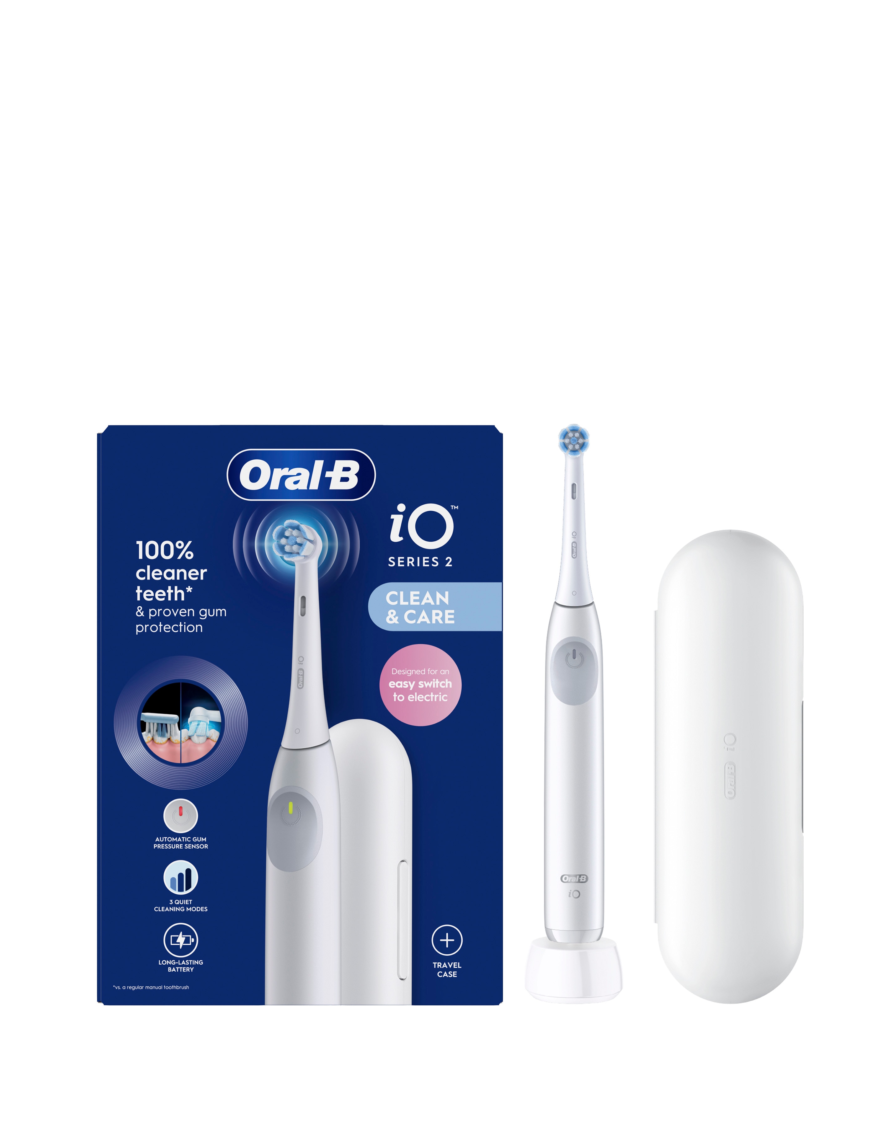 Oral-B iO2 Series White + Travel Case