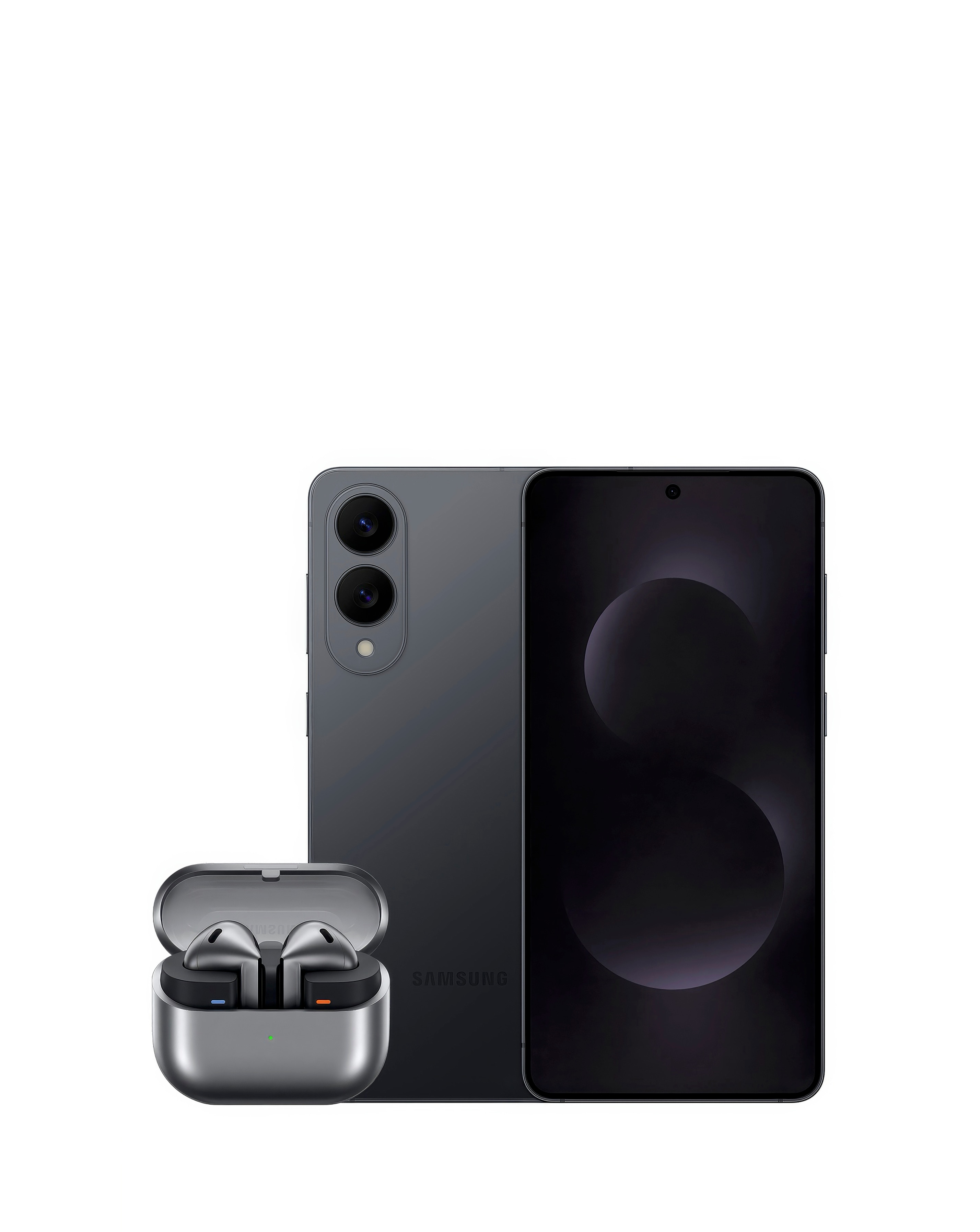 S25 Edge 256GB Bl & Buds3 Silver