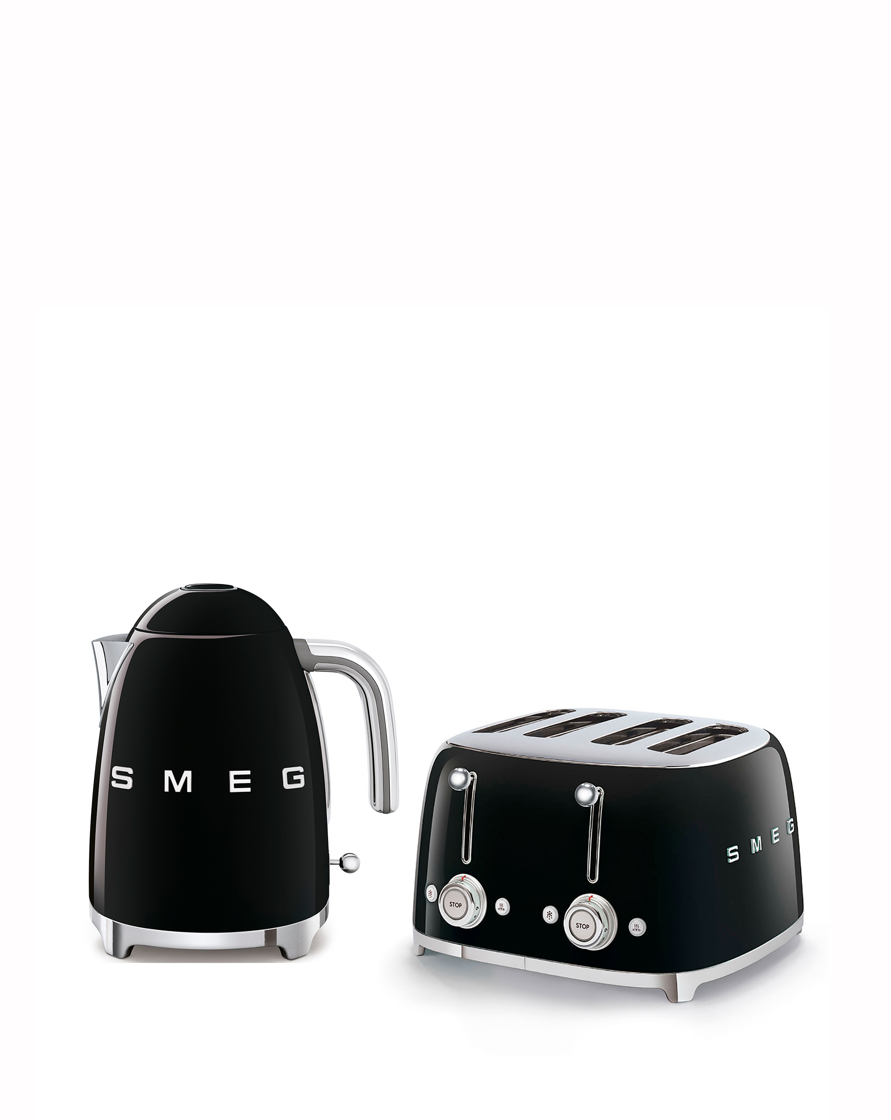 SMEG KETTLE BLACK 4 BUNDLE