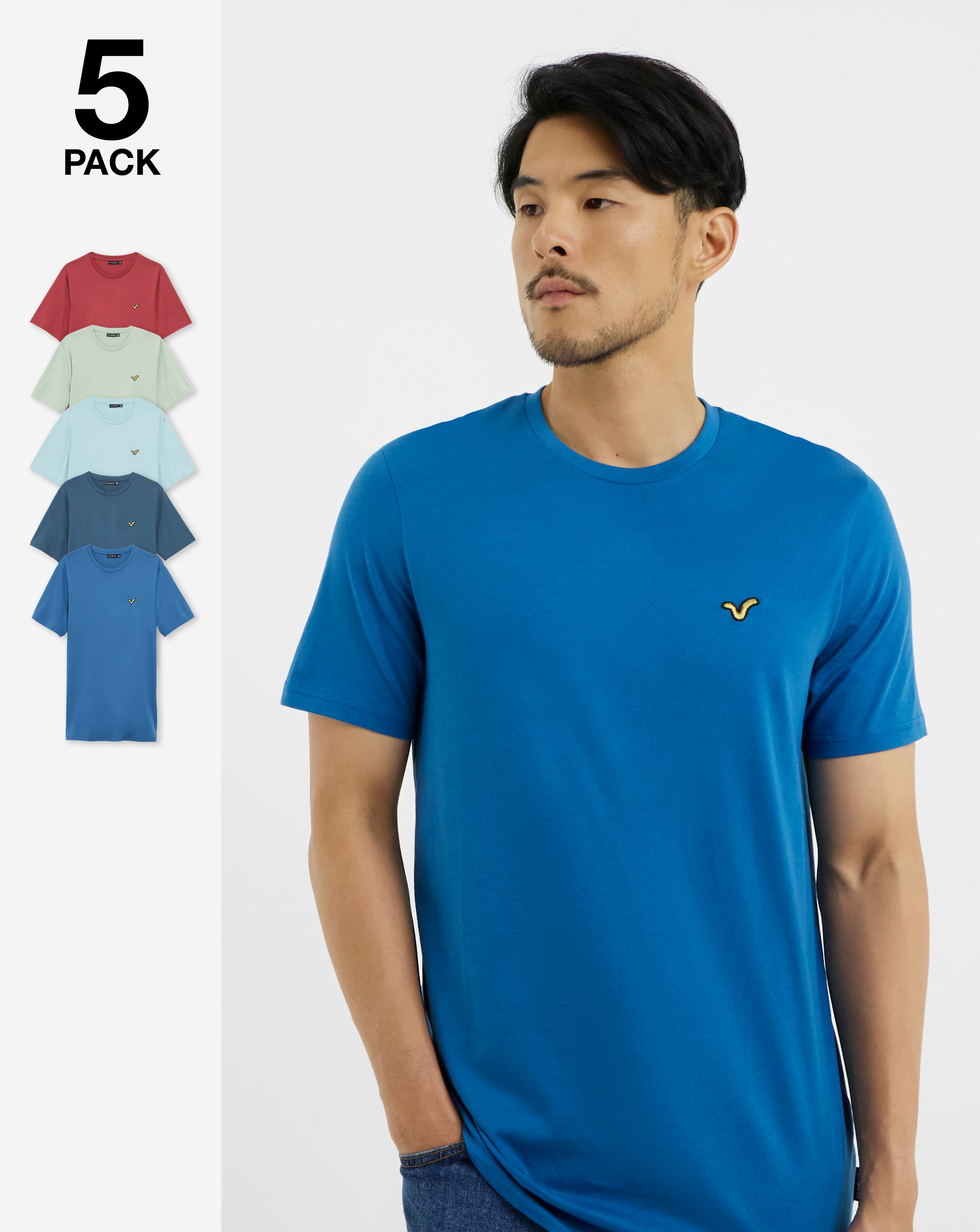 Voi 5 Pack T-Shirts Long