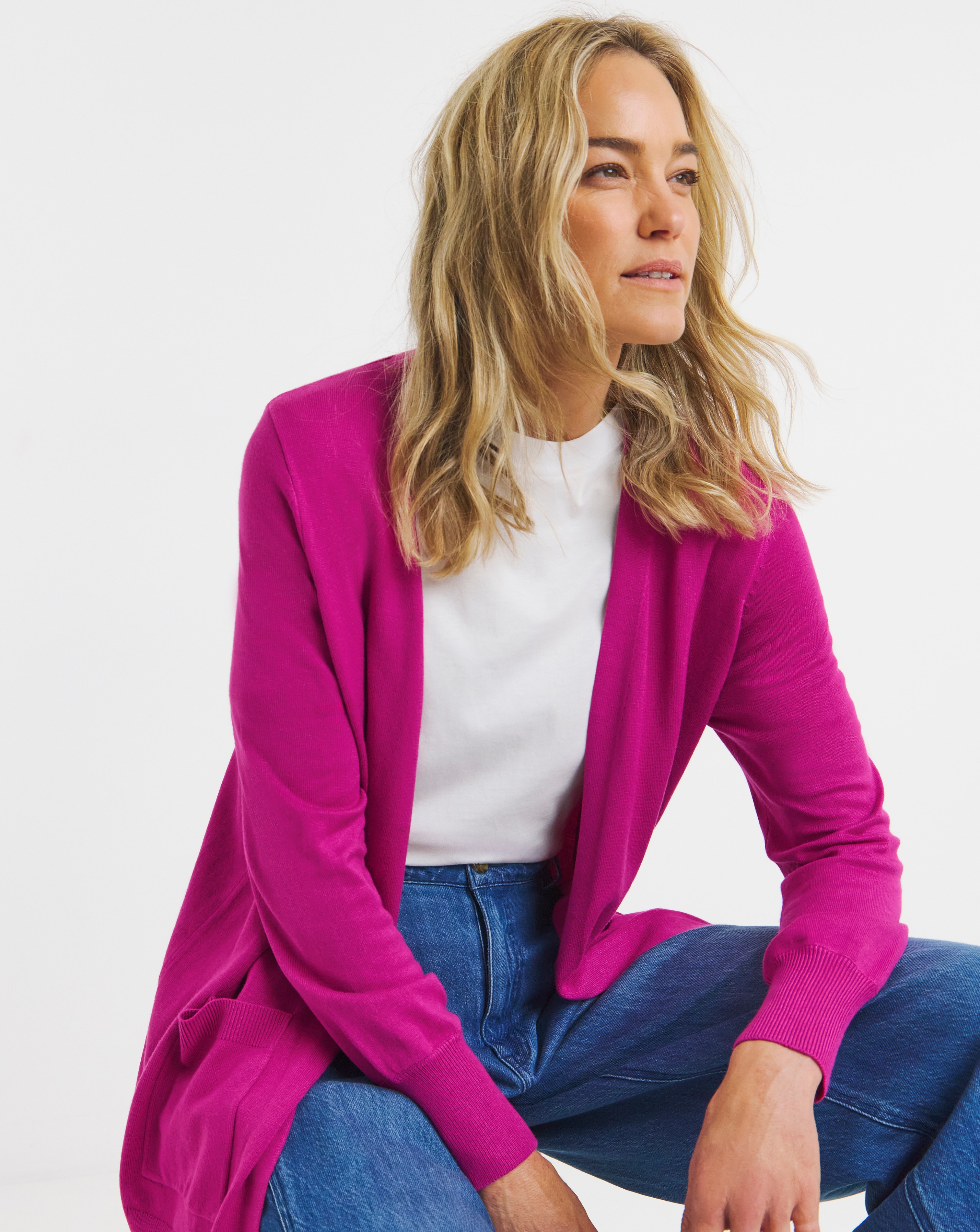 LONGLINE EDGE TO CARDIGAN