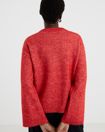Re-luxe Paprika Wide Sleeve Cardigan