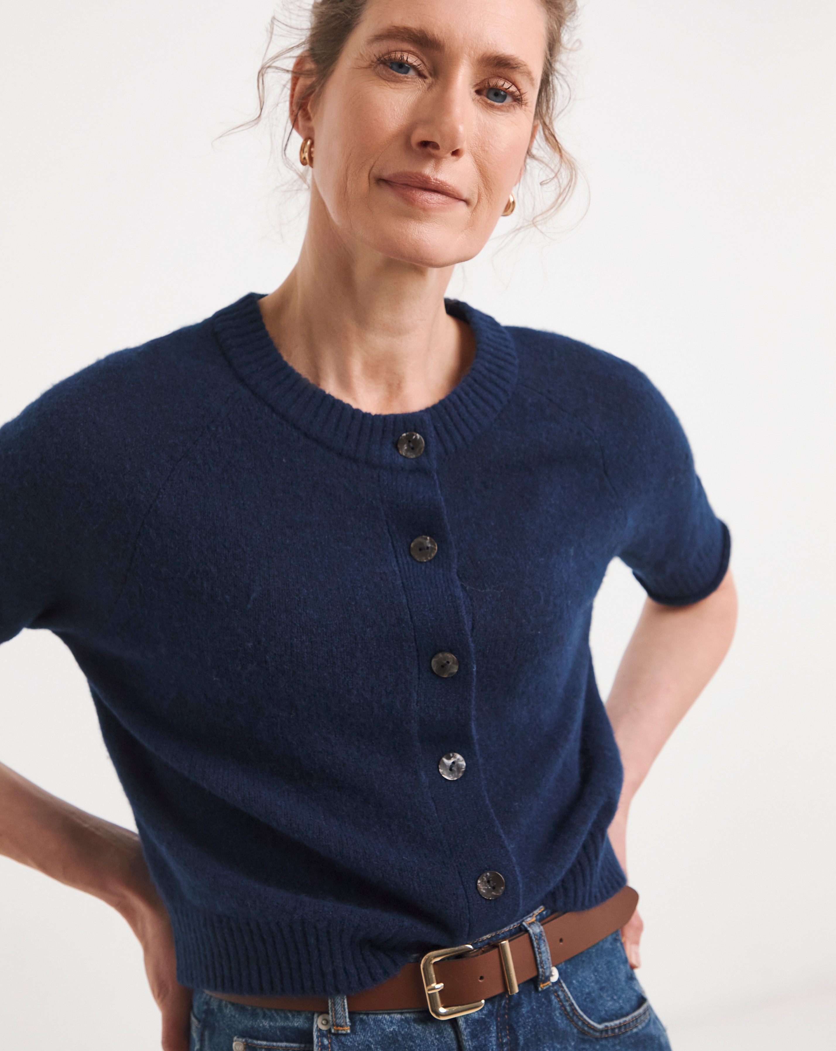 New In - Sheer Short Sleeve Cardigan