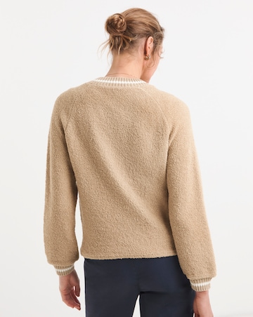 Boucle Knitted Bomber