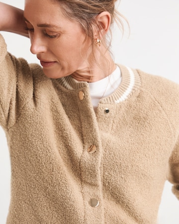 Boucle Knitted Bomber