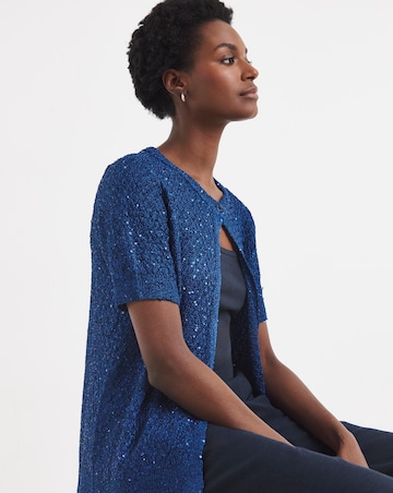 Sequin Knitted Cardigan