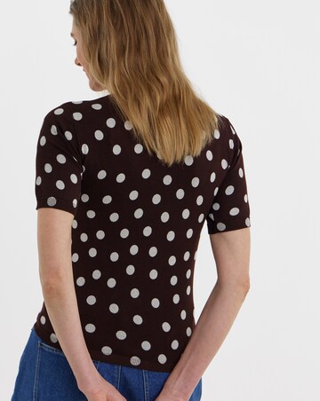 Polka Dot Knitted Jumper