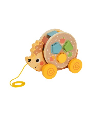 Wooden Pull Along Hedgehog