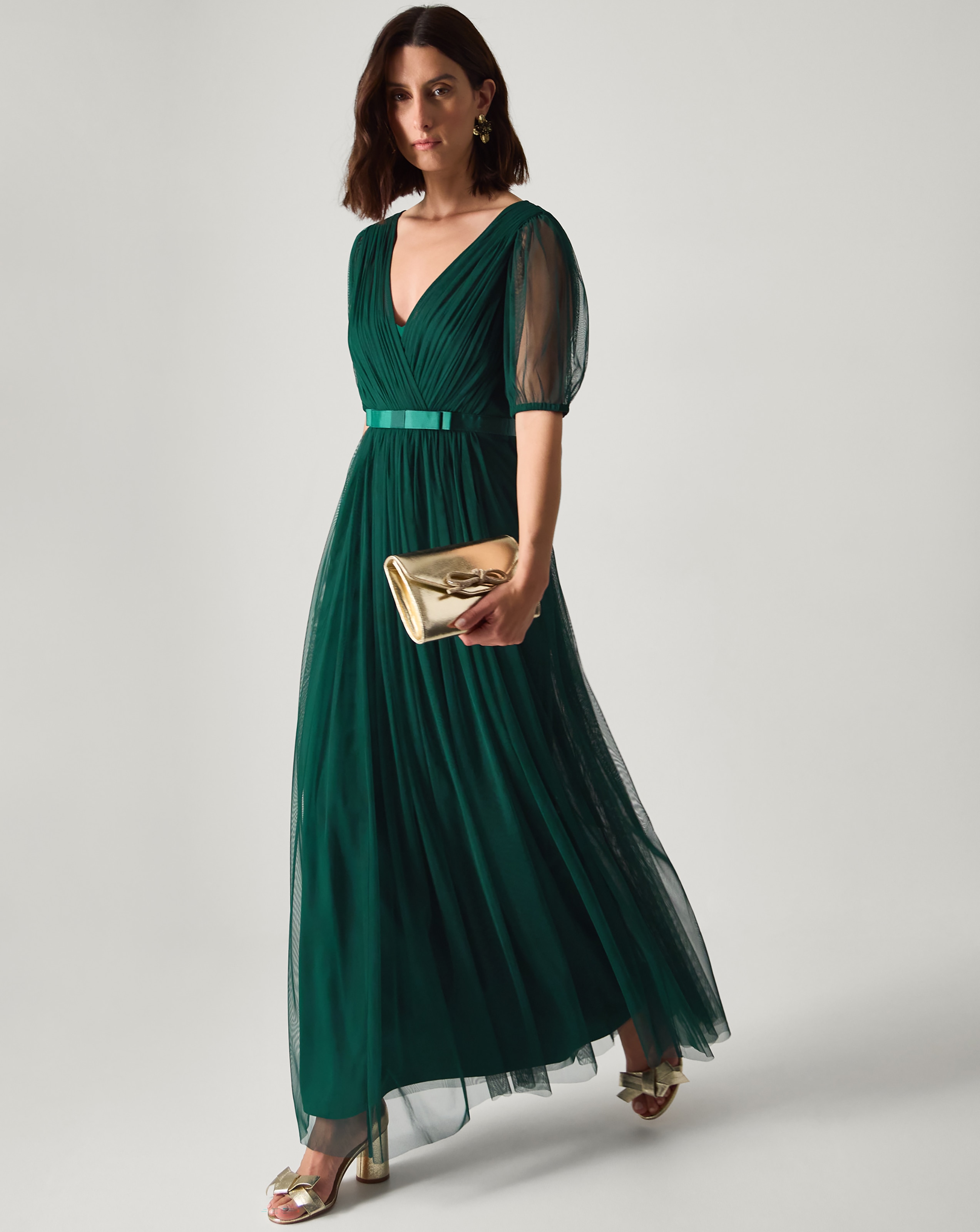 Green Empire Waist Dress | JD Williams