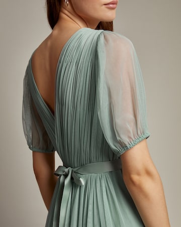Monsoon Ellie Sheer Sleeve Maxi Dress