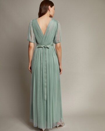Monsoon Ellie Sheer Sleeve Maxi Dress