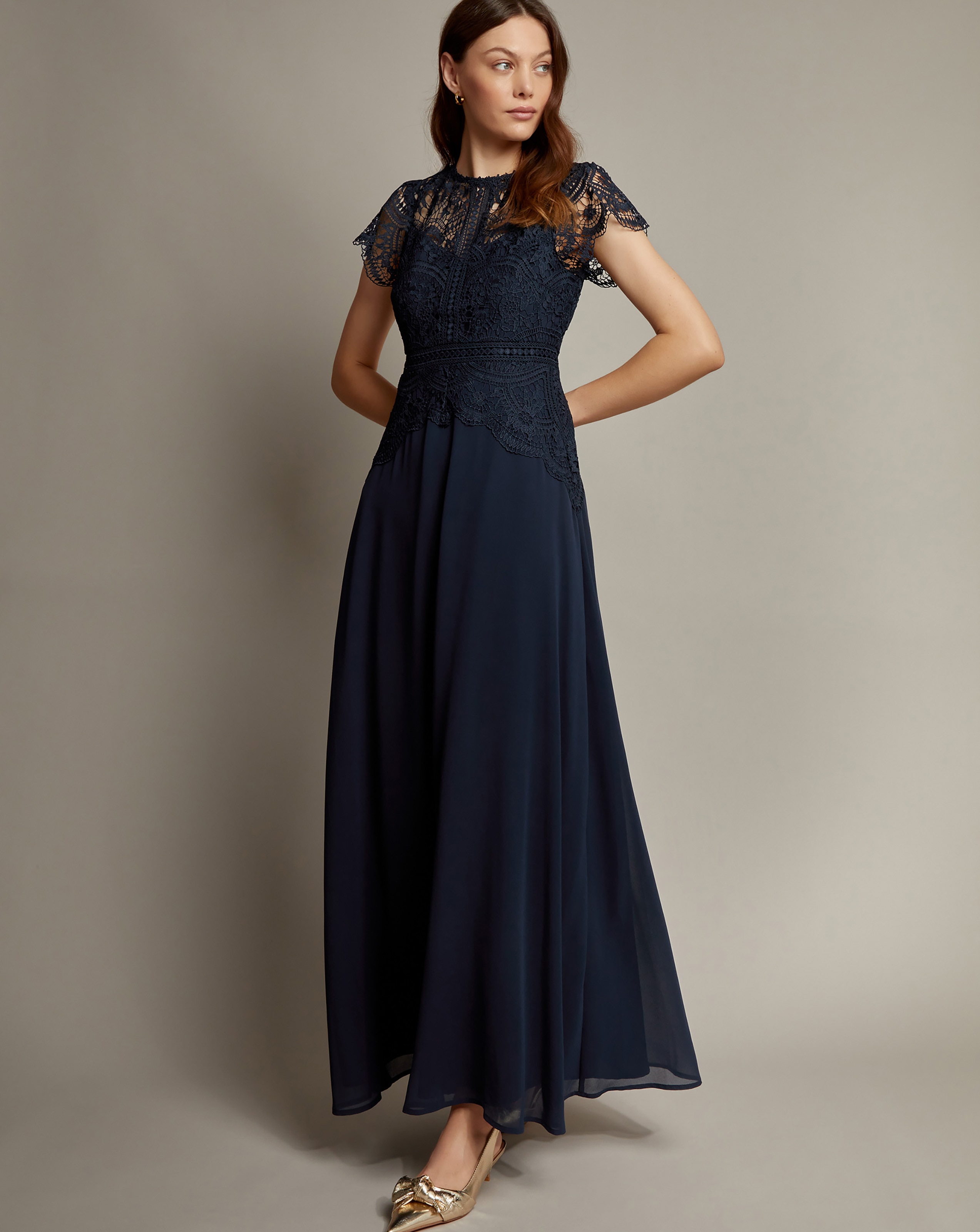 Monsoon Monica Lace Bridesmaid Dress