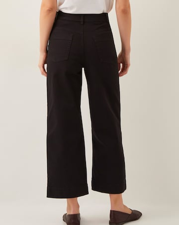 Monsoon Hallie Regular Crop Wide Leg Jeans