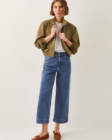 Monsoon Hallie Regular Crop Wide Leg Jeans