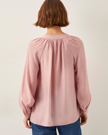 Monsoon Aya Long Sleeve Satin Blouse