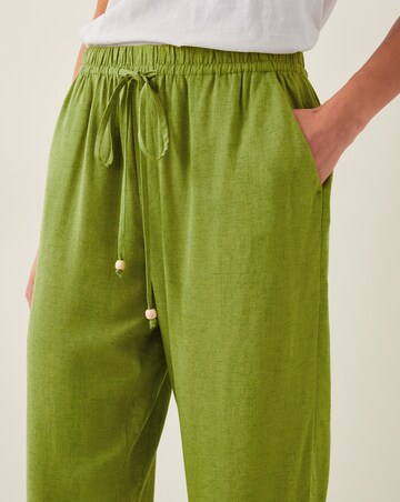 Monsoon Penina Drawstring Wide-Leg Trousers