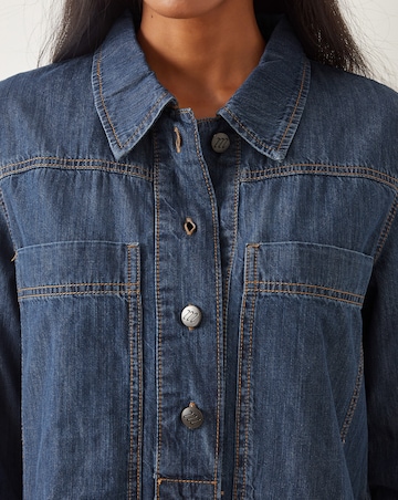Monsoon Nara Denim Tunic Shirt Dress