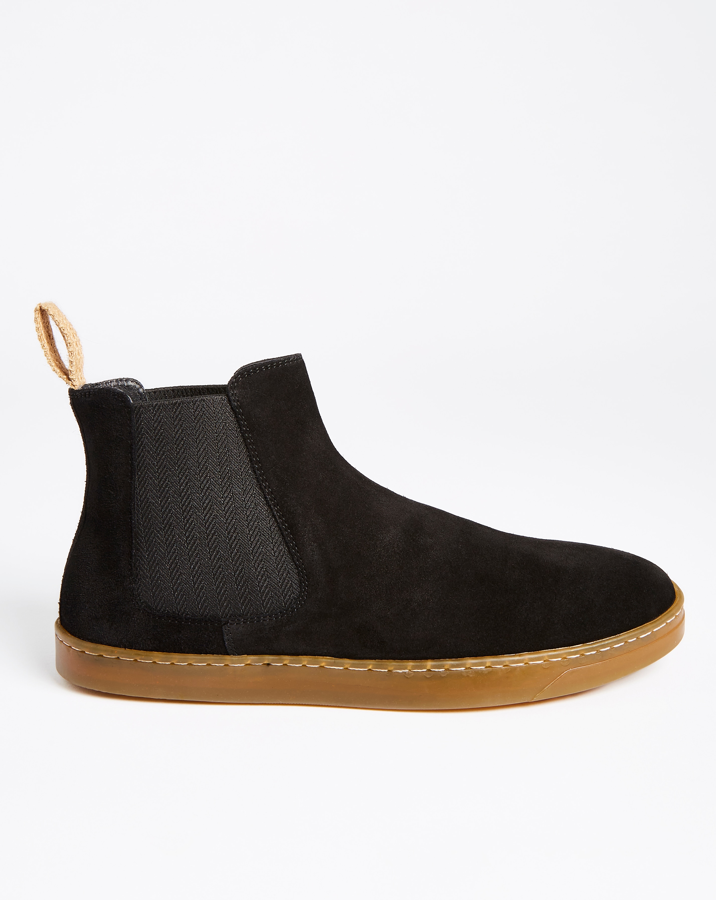 Black Premium Suede Chelsea Boot