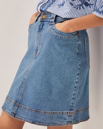 Monsoon Cecelia Denim Mini Skirt