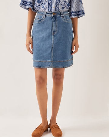 Monsoon Cecelia Denim Mini Skirt