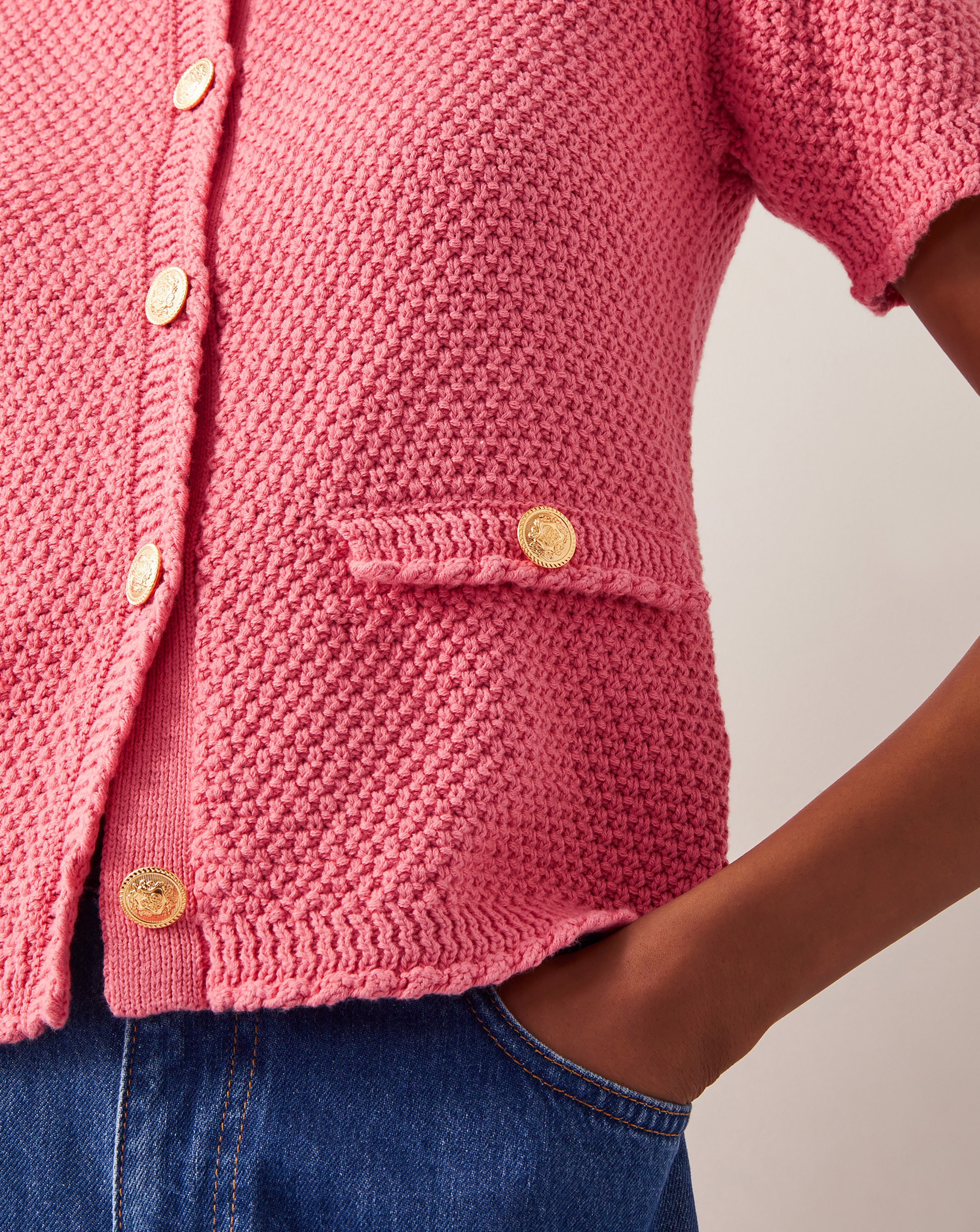 トップス short cardigan Monsoon Sami Short Sleeve Cardigan | JD Williams