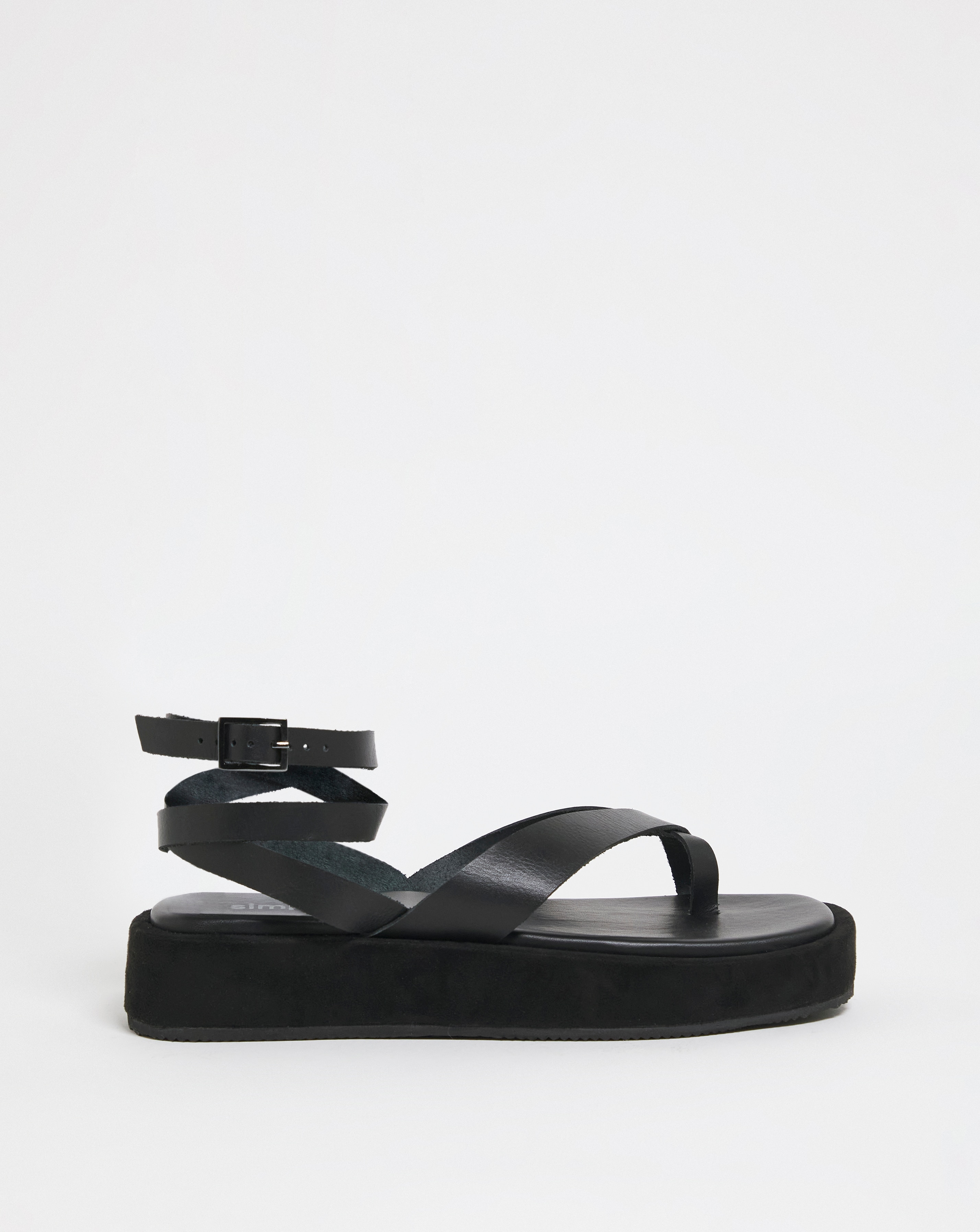 Toe Post Ankle Tie Sandals Wide