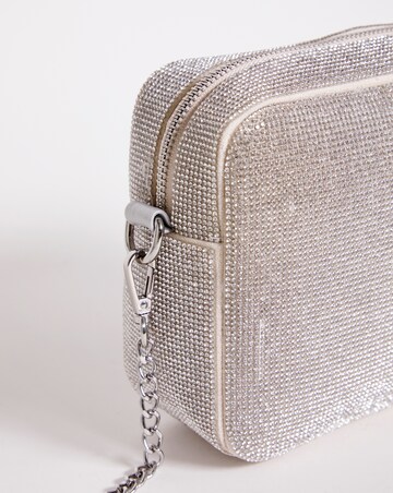 Diamante Camera Bag With Chain Strap