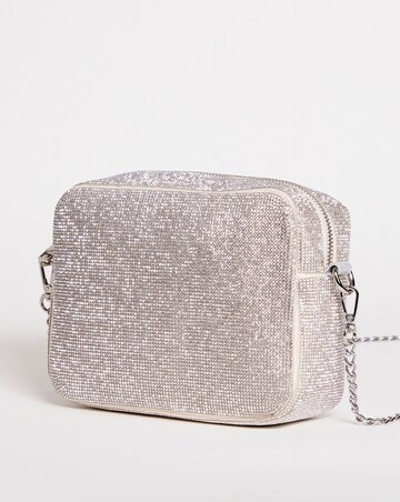 Diamante Camera Bag With Chain Strap