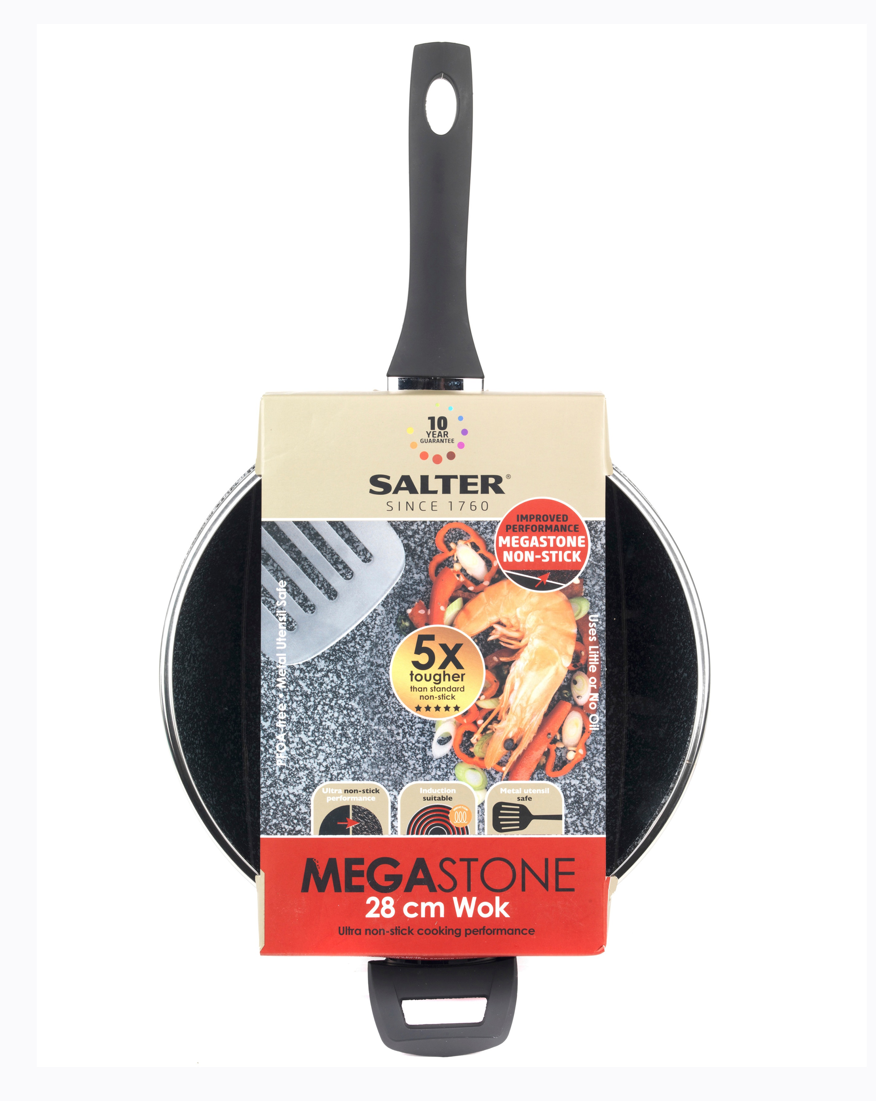 Salter 28cm Megastone Wok