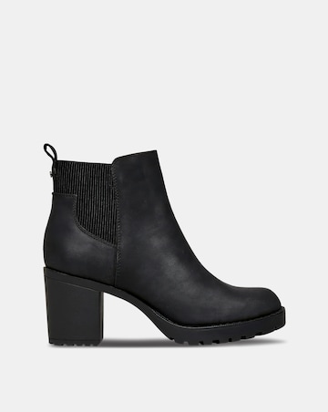 Only Barbara Block Heel Chunky Ankle Boot Standard Fit