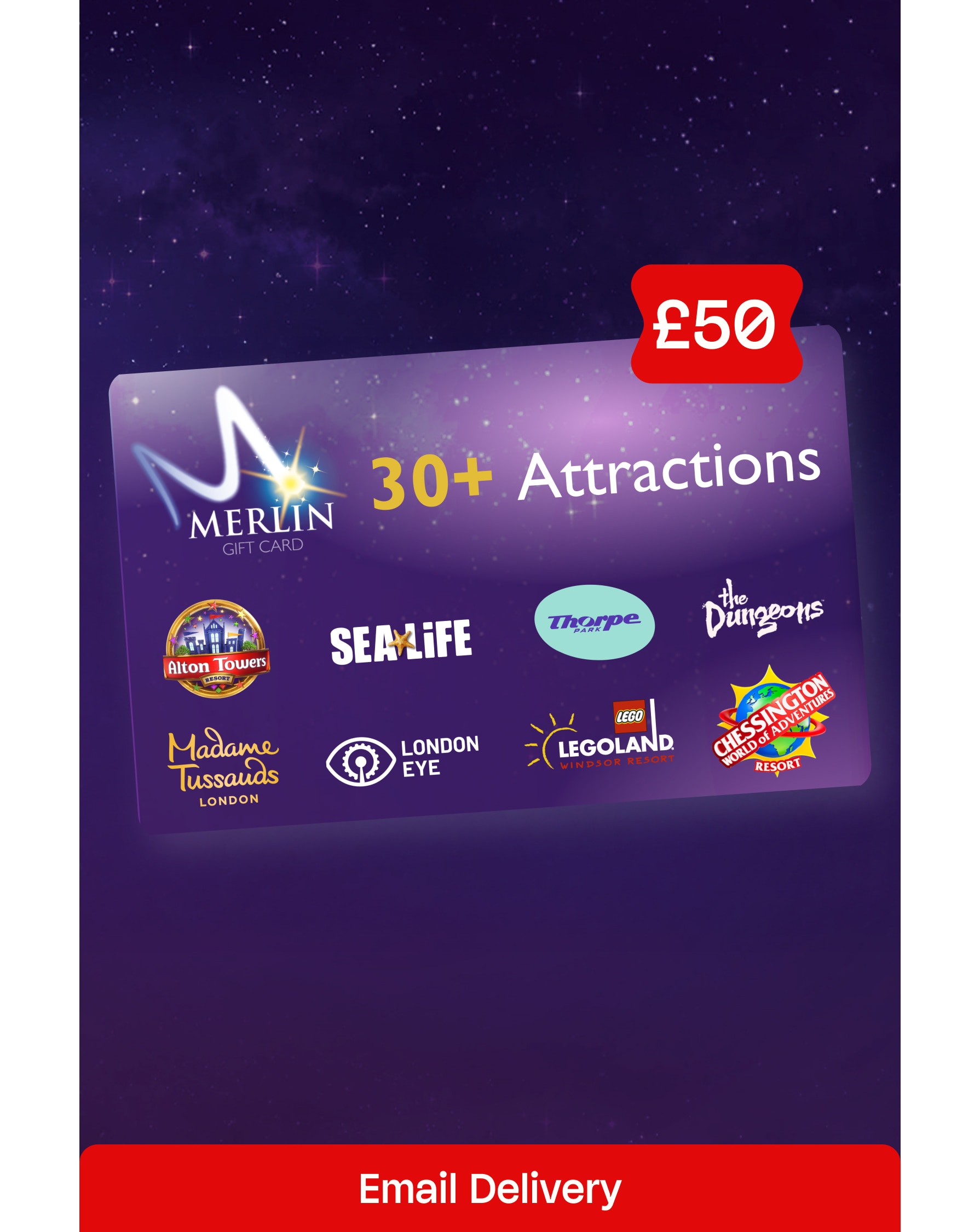 Digital Merlin GBP50 Gift Card