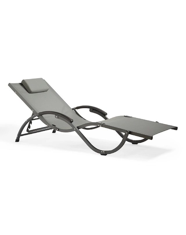 New In - Lindos Folding Textoline Sun Lounger
