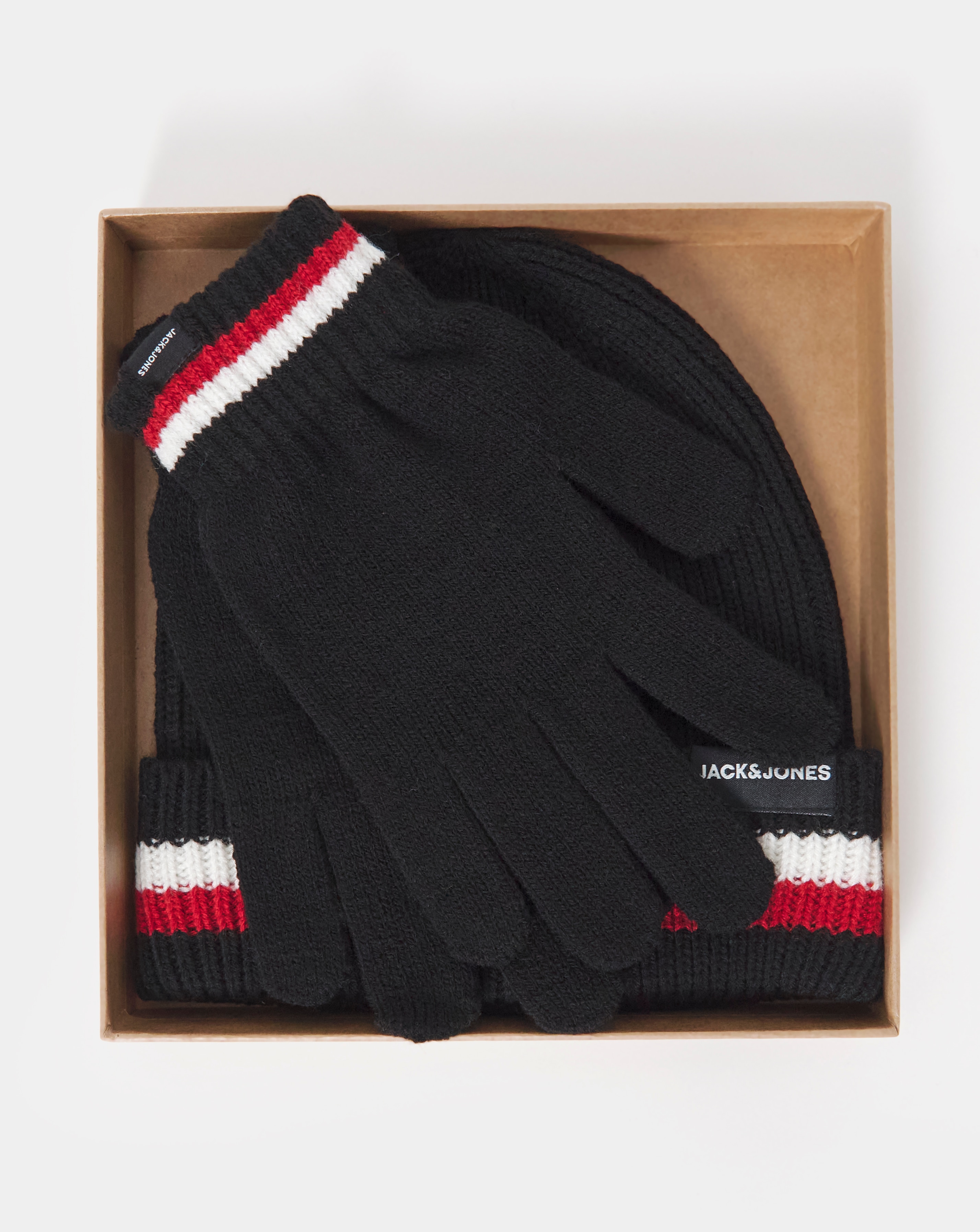 New In - Jack & Jones Beanie Gloves Giftbox