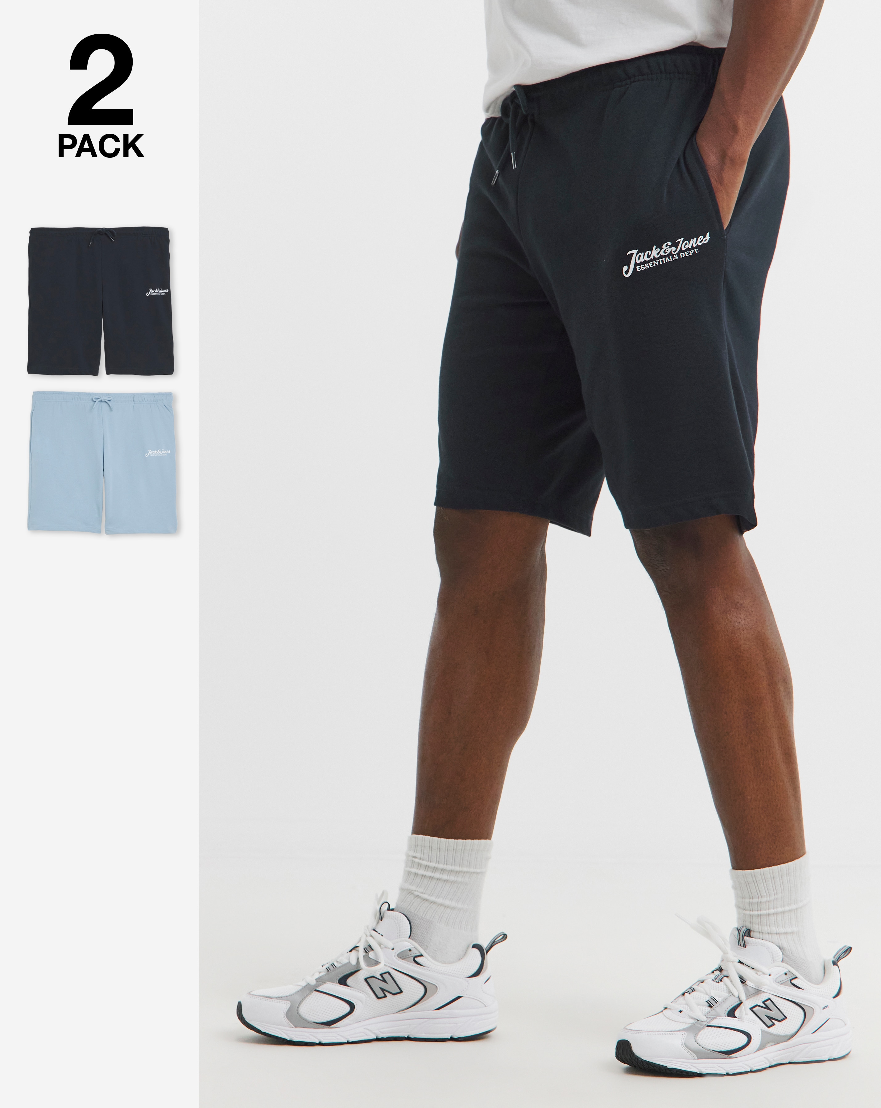 Jack & Jones Beau Sweat Shorts 2 Pack