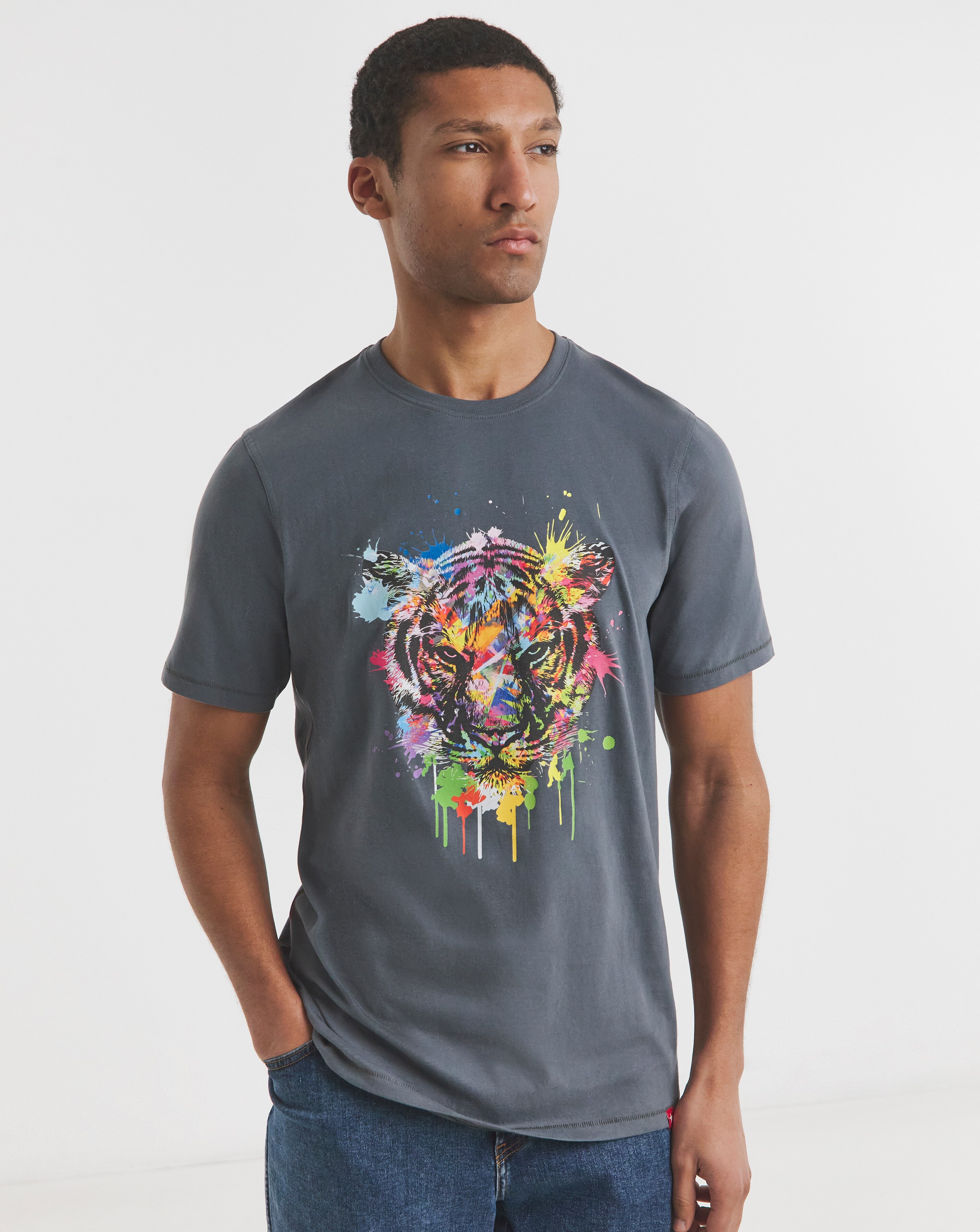 Joe Browns Paint Splat Tiger Roar Long