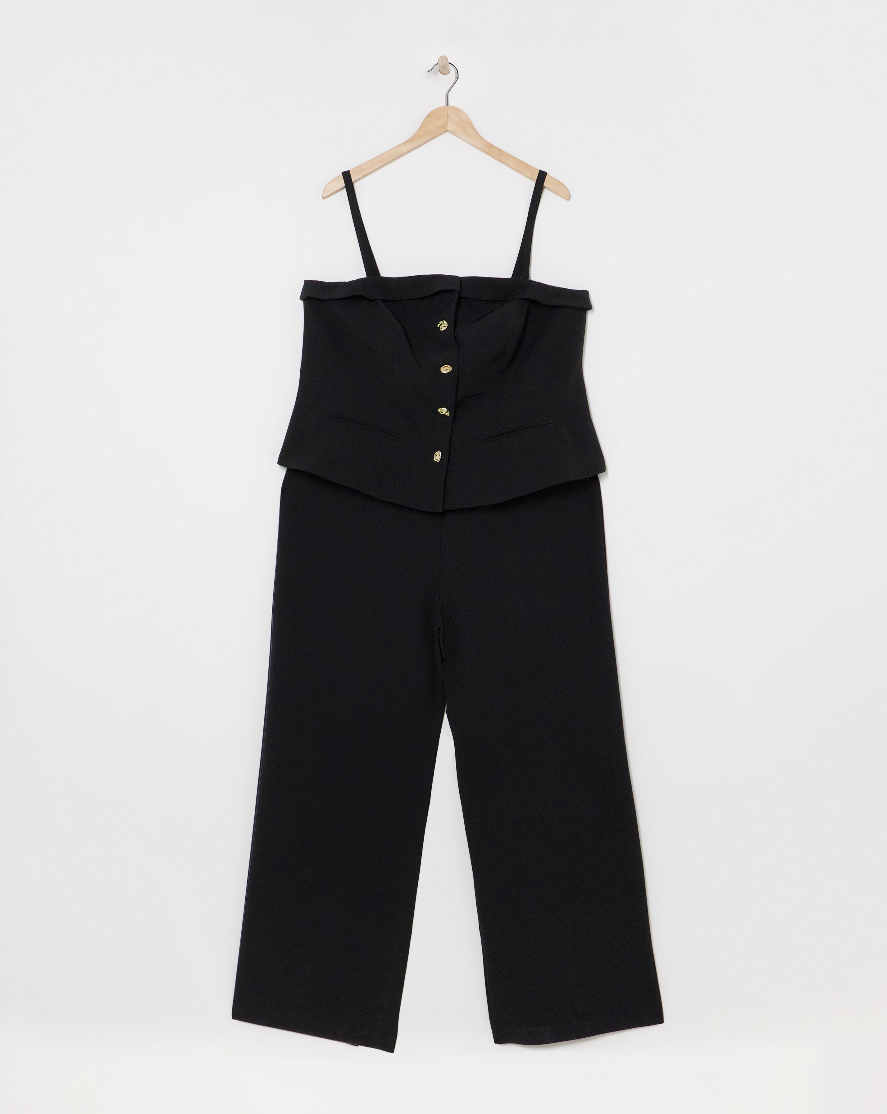 Black Tailored Jumpsuit