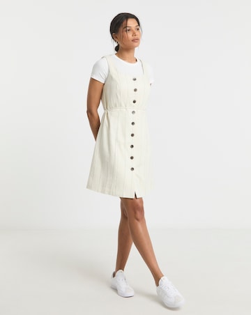 Simply Be Premium Linen Blend Tailored Dress