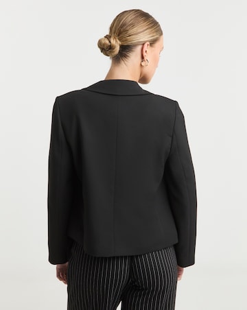 Black Cropped Blazer